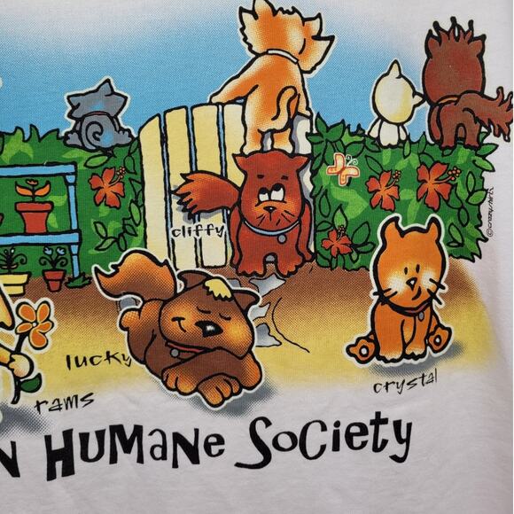 Crazy Shirts Hawaii Y2K Cat‎ Graphic Short Sleeve Men’s Vintage Casual Tee - Picture 12 of 16